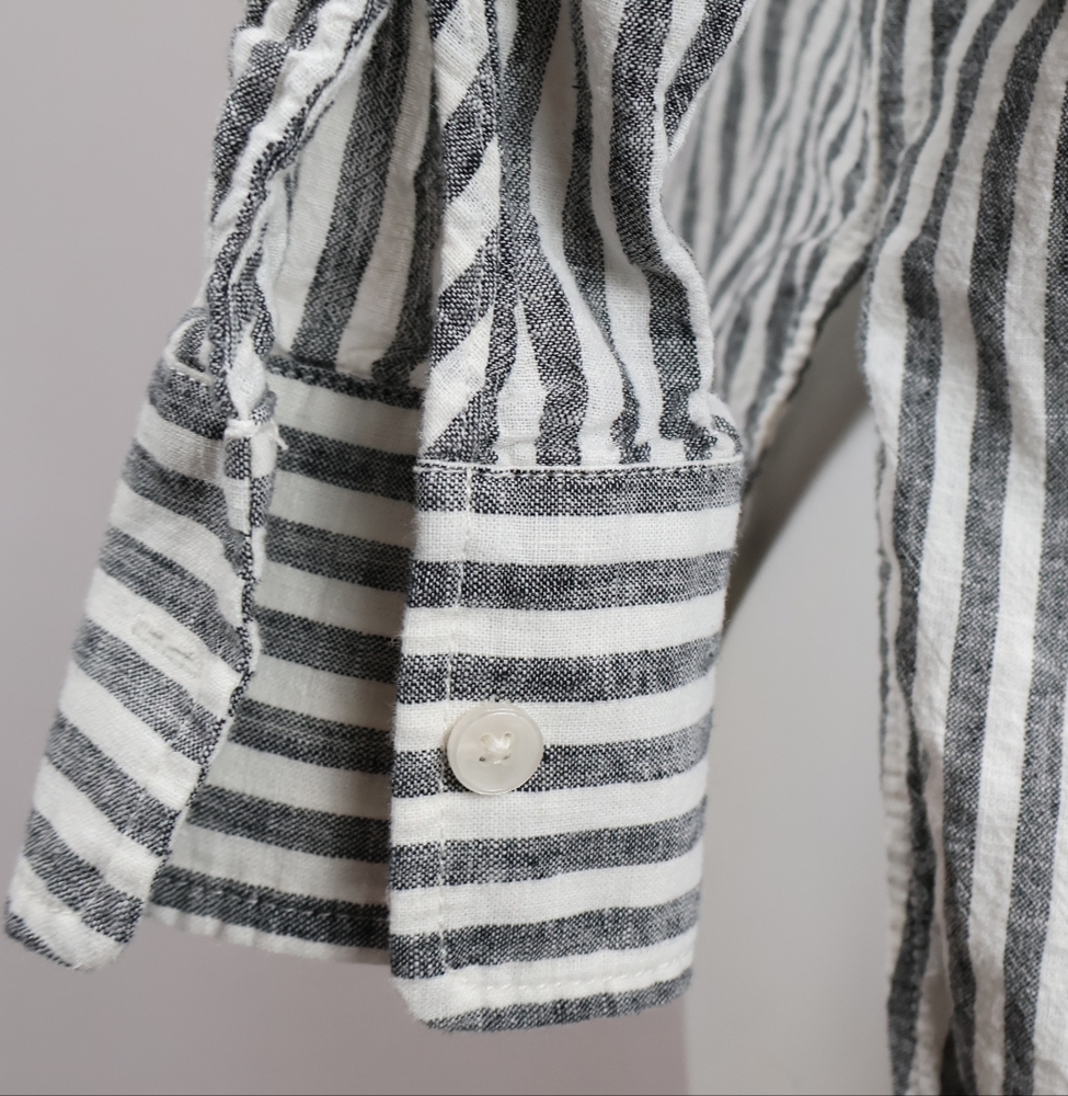 Maeve Anthropology Striped Button Down Shirt - Picture 7 of 10